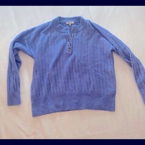 Madewell Bowden Henley Sweater in Coziest Yarn